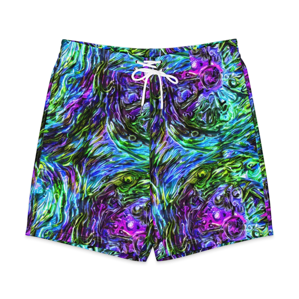 Prismatic Maelstrom on Men's Board Shorts — Front
