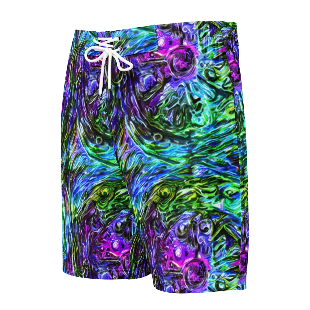 Prismatic Maelstrom on Men's Board Shorts — Front