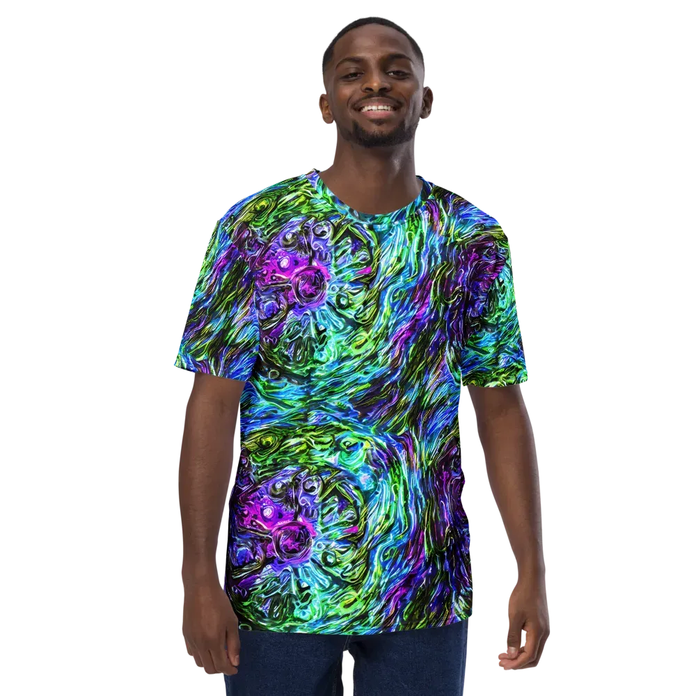 Prismatic Maelstrom on Men's Crew Neck T-Shirt — Front