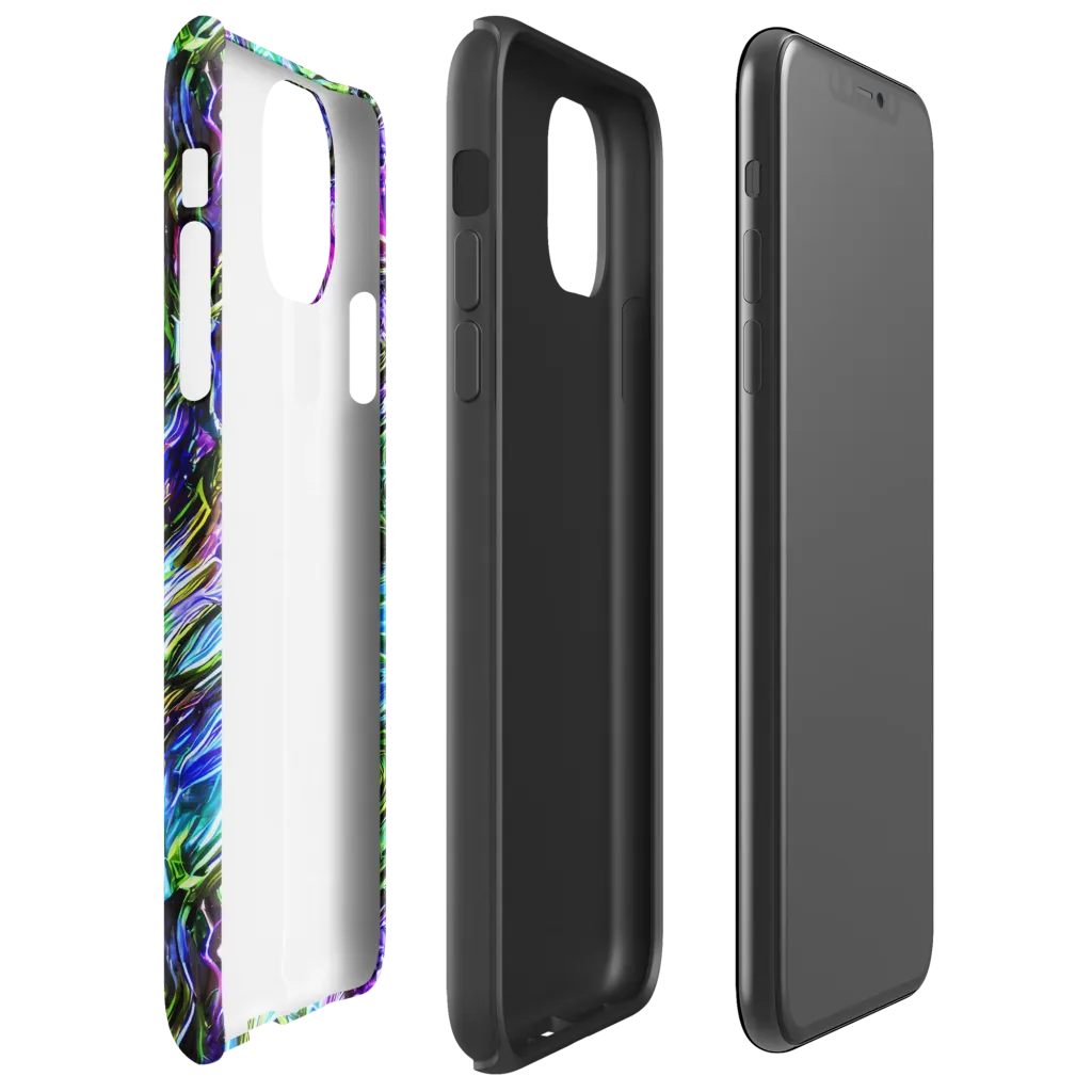 Prismatic Maelstrom on Tough Case for iPhone® — Right