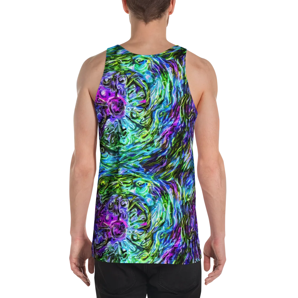 Prismatic Maelstrom on Men's Tank Top — Back