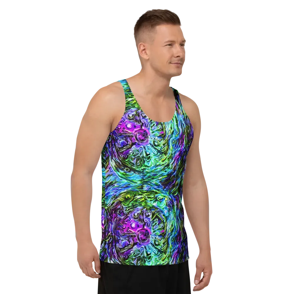 Prismatic Maelstrom on Men's Tank Top — Right Front