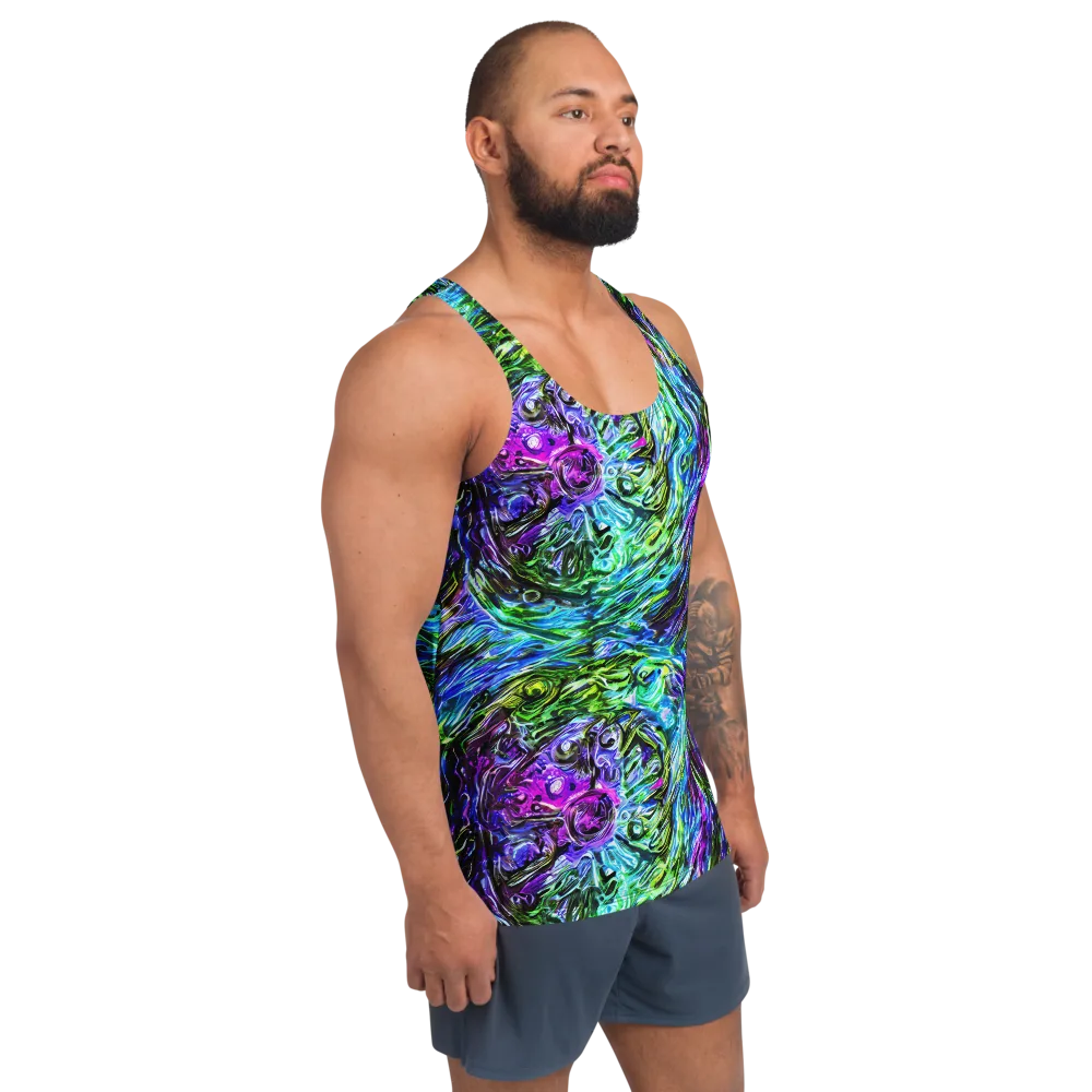 Prismatic Maelstrom on Men's Tank Top — Right Front
