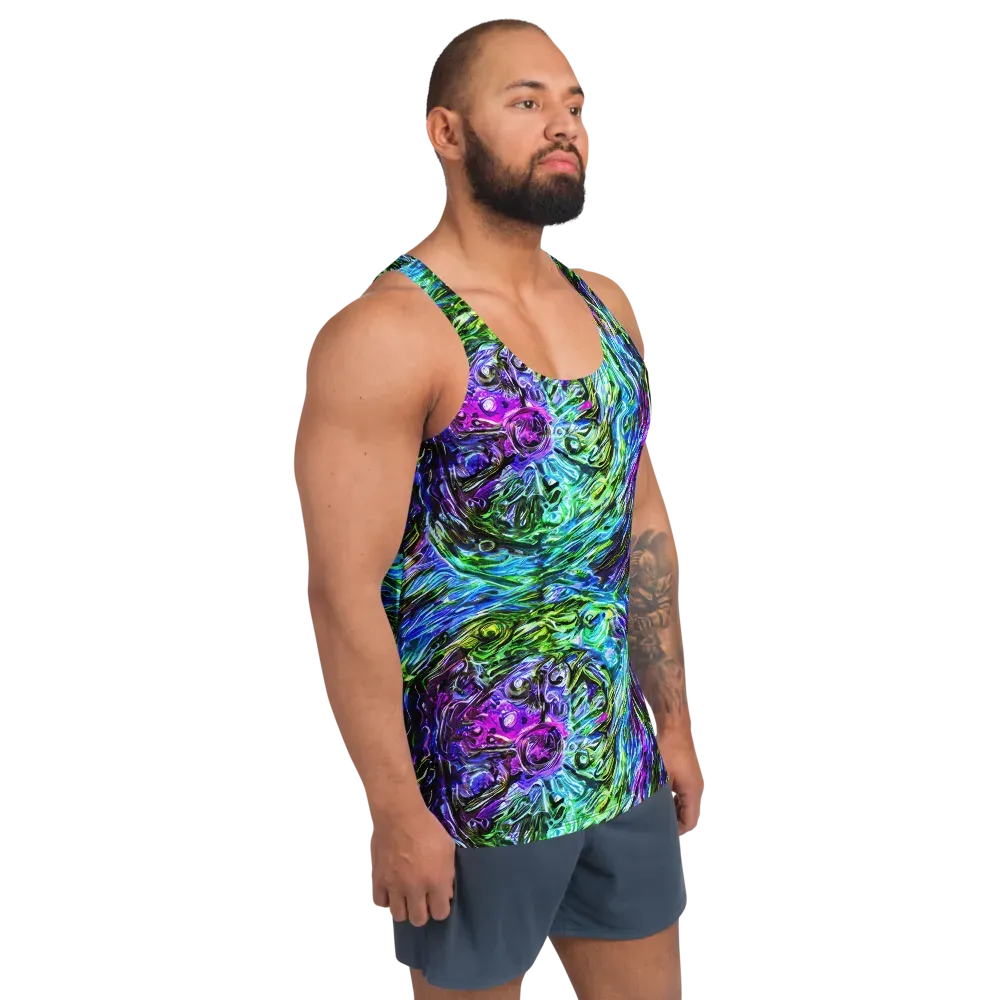 Prismatic Maelstrom on Men's Tank Top — Right Front