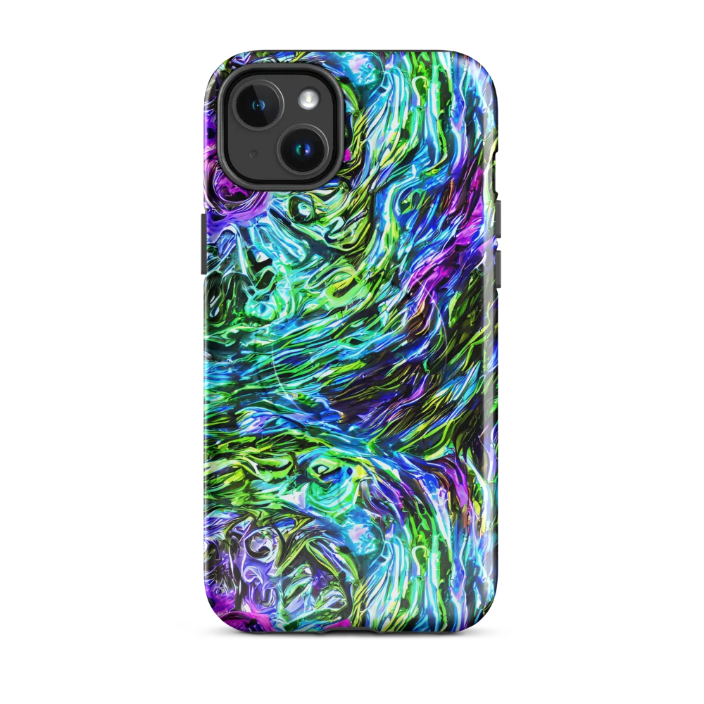 Prismatic Maelstrom on MagSafe Tough Case for iPhone® — Front