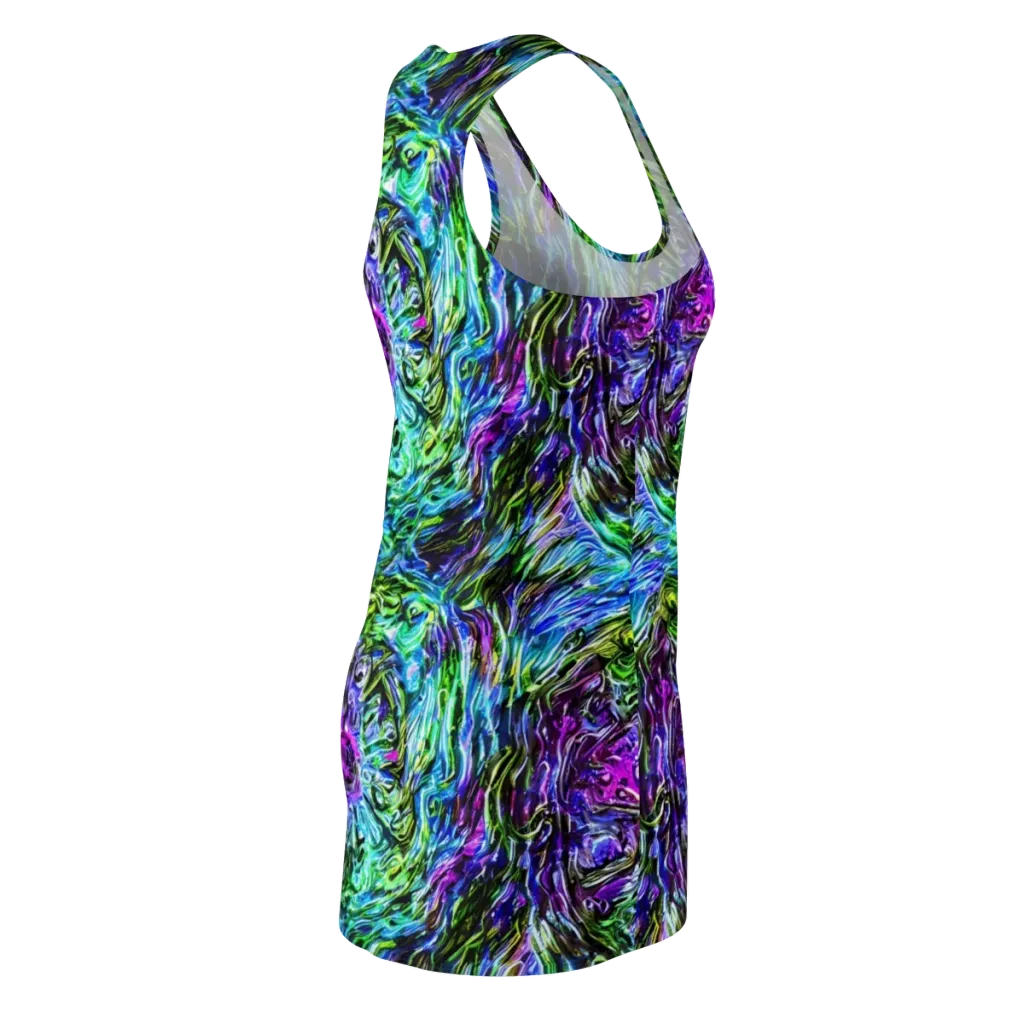 Prismatic Maelstrom on Racerback Dress — Back Side