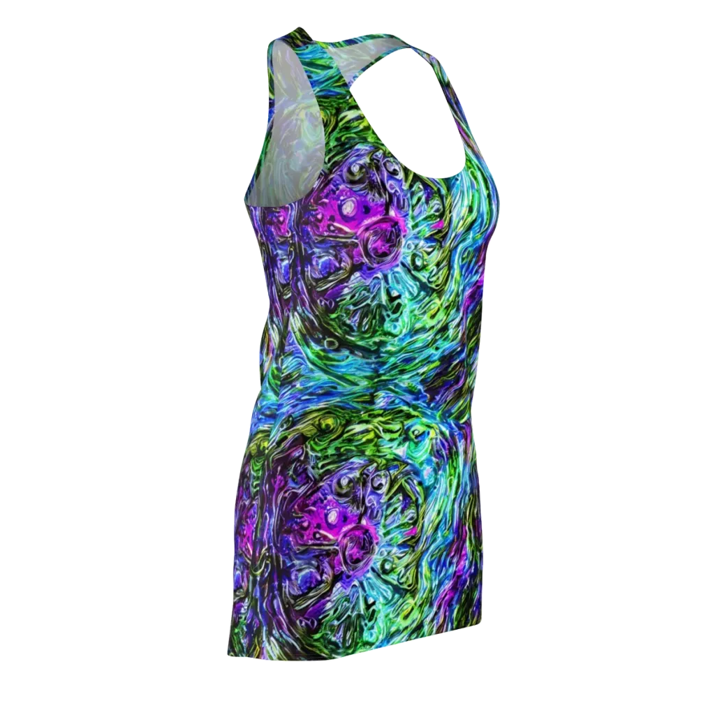 Prismatic Maelstrom on Racerback Dress — Front Side