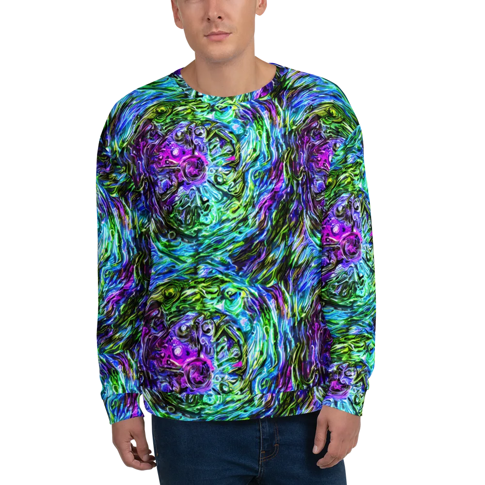 Prismatic Maelstrom on Sweatshirt — Front