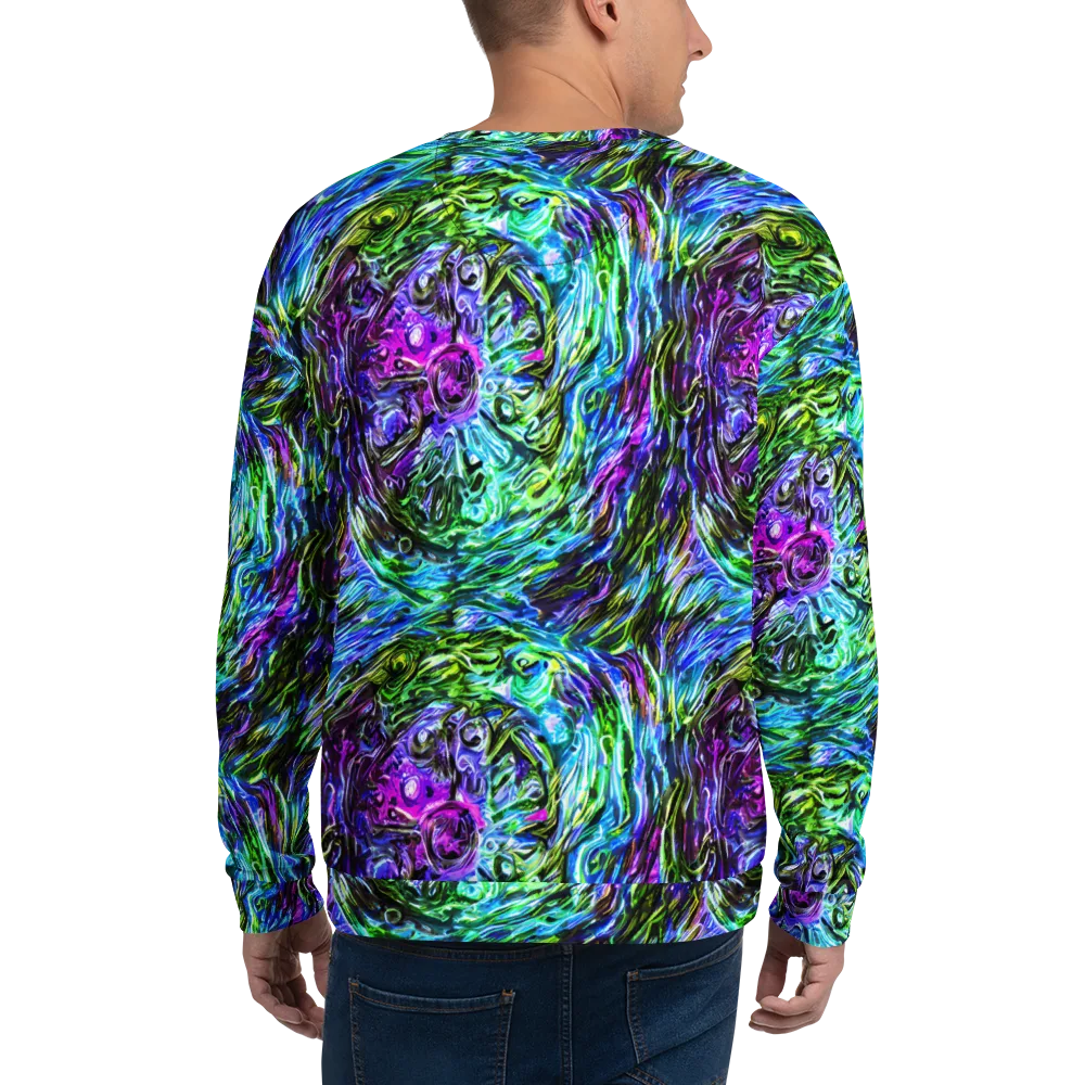 Prismatic Maelstrom on Sweatshirt — Back