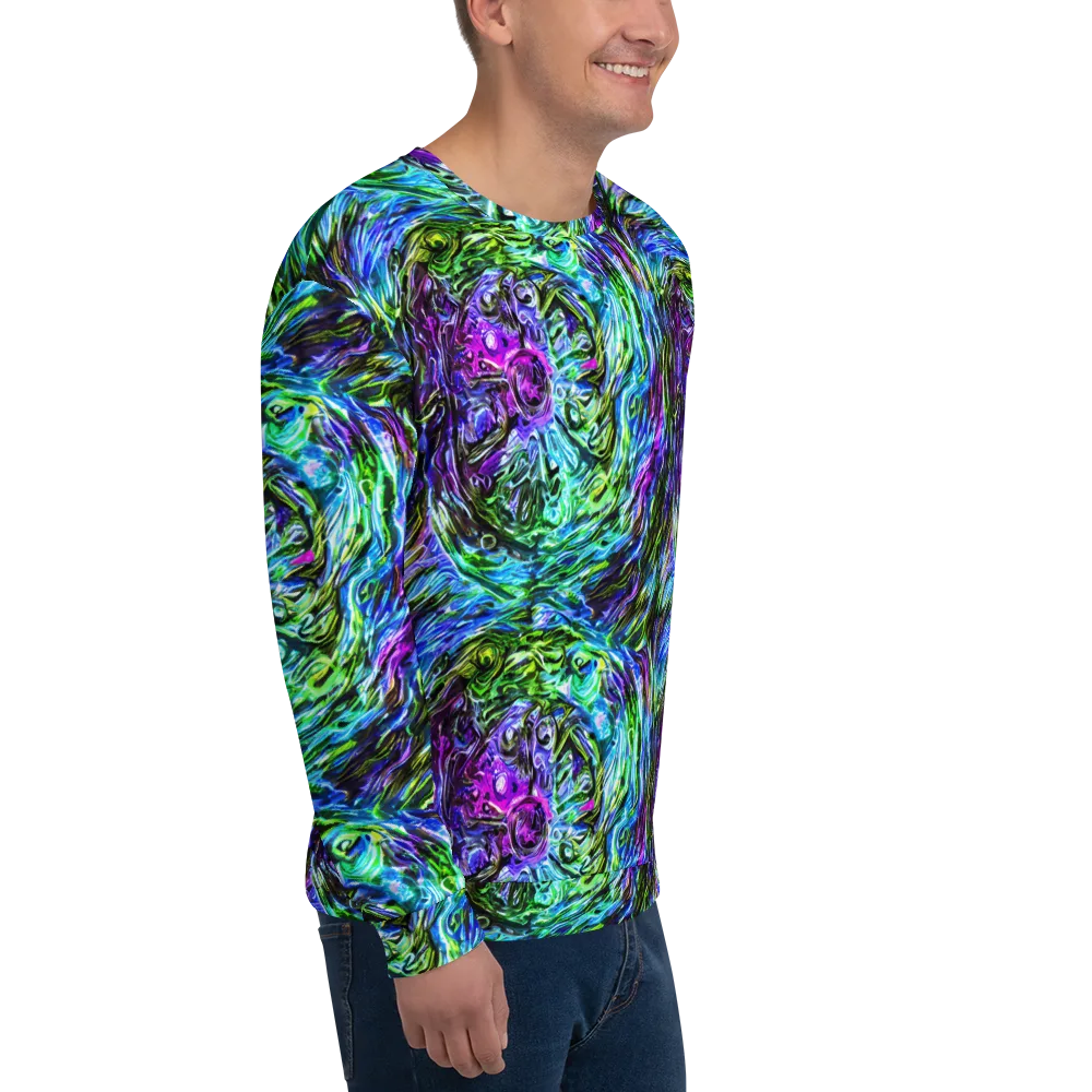 Prismatic Maelstrom on Sweatshirt — Right Front