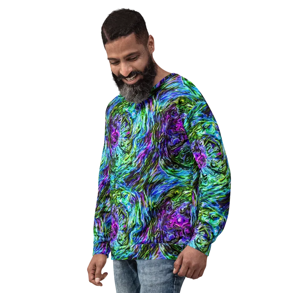 Prismatic Maelstrom on Sweatshirt — Left Front