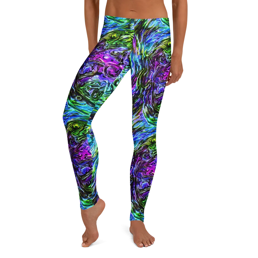 Prismatic Maelstrom on Leggings — Front