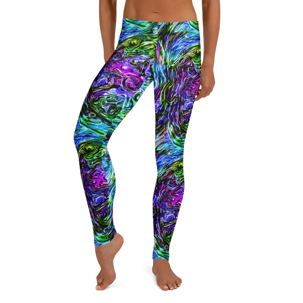 Prismatic Maelstrom on Leggings — Front