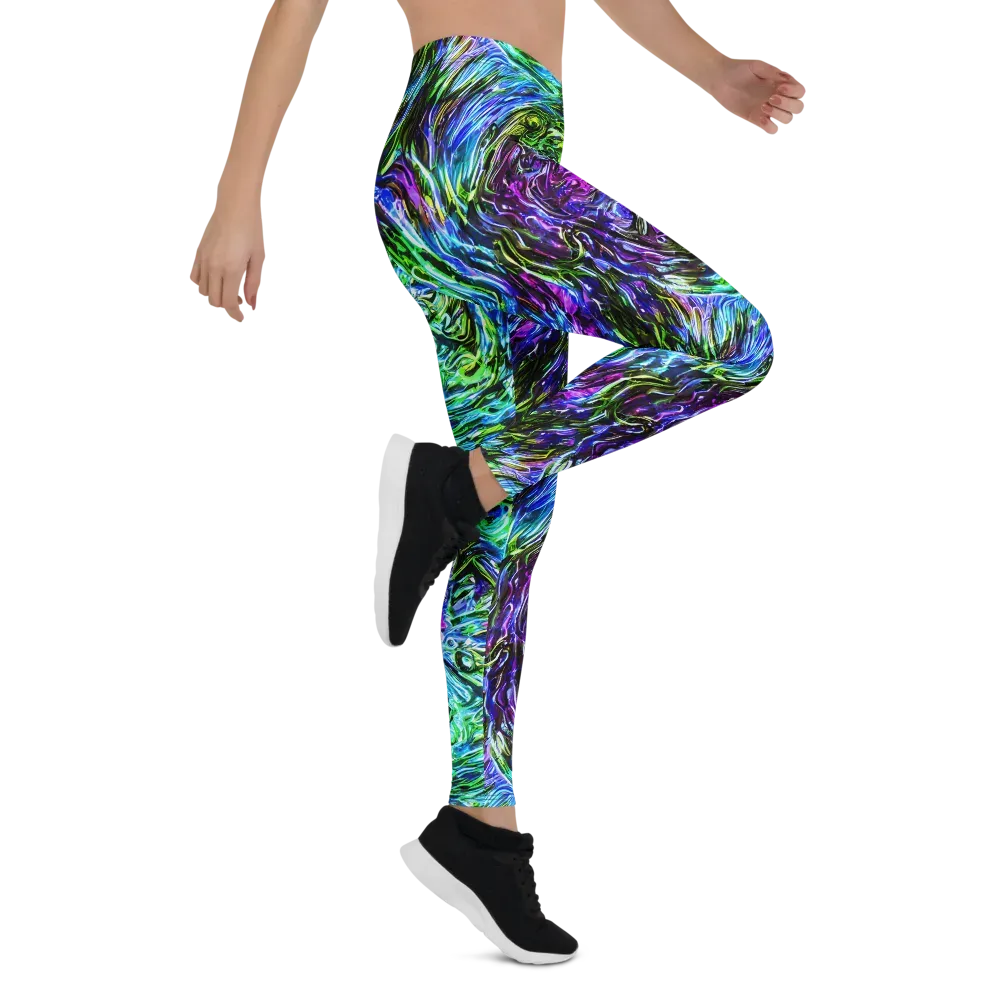 Prismatic Maelstrom on Leggings — Right