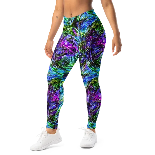 Prismatic Maelstrom on a Leggings
