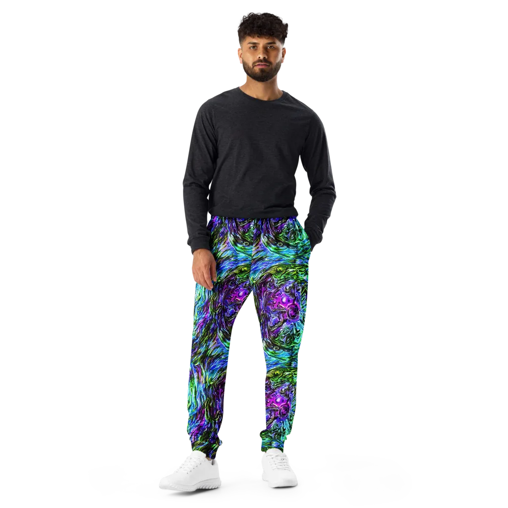 Prismatic Maelstrom on Men's Joggers — Front