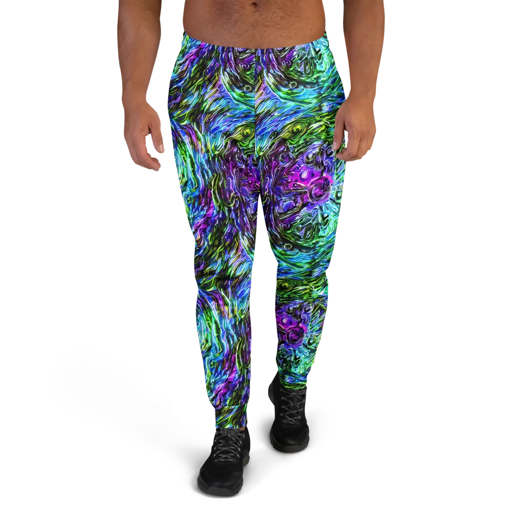Prismatic Maelstrom on Men's Joggers — Front