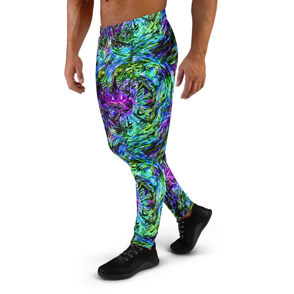 Prismatic Maelstrom on Men's Joggers — Left
