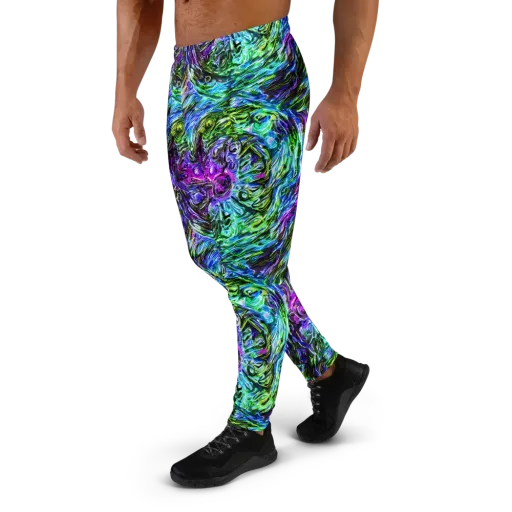 Prismatic Maelstrom on a Men's Joggers