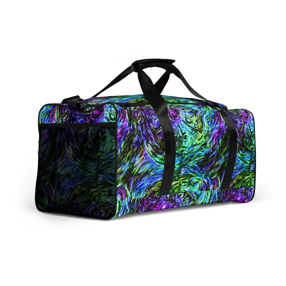 Prismatic Maelstrom on Duffle Bag — Right Front