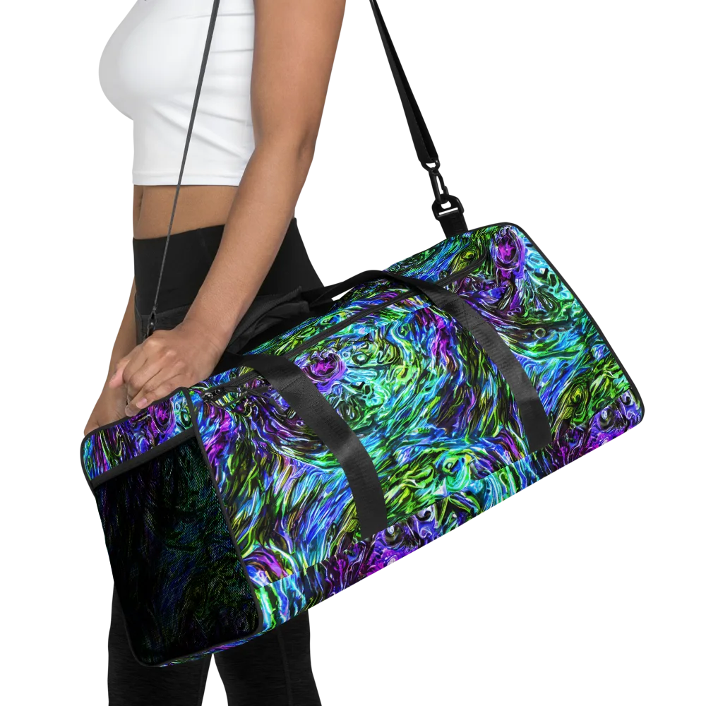 Prismatic Maelstrom on Duffle Bag — Front