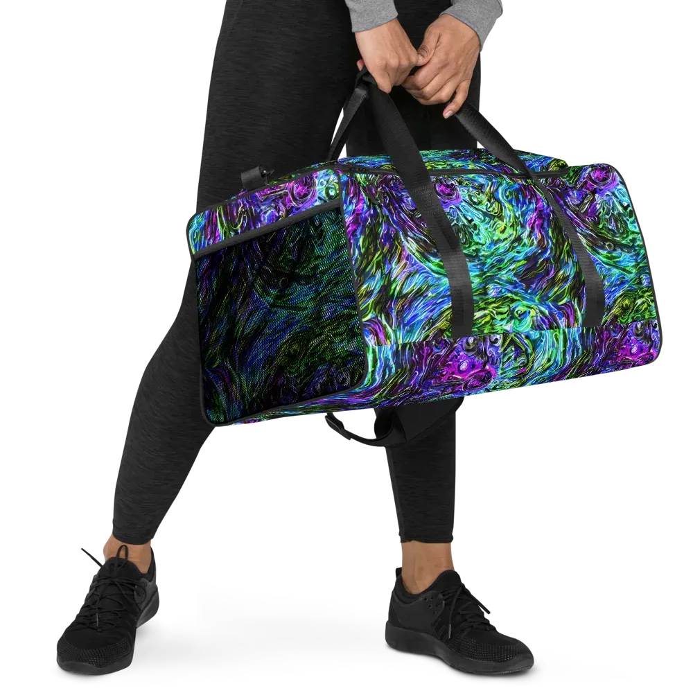 Prismatic Maelstrom on Duffle Bag — Right Front