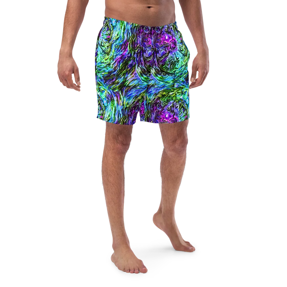 Prismatic Maelstrom on Swim Trunks — Front
