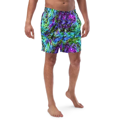Prismatic Maelstrom on a Swim Trunks