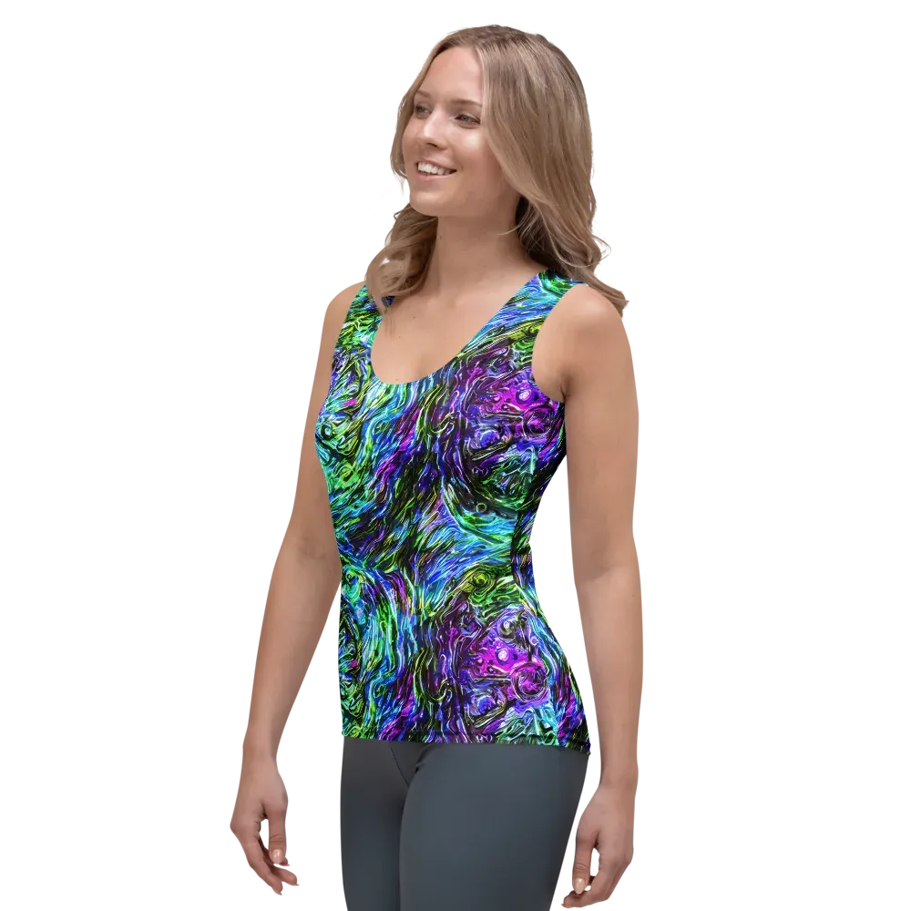 Prismatic Maelstrom on Women's Tank Top — Left Front