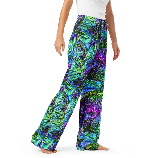 Prismatic Maelstrom on a Women's Pajama Pants