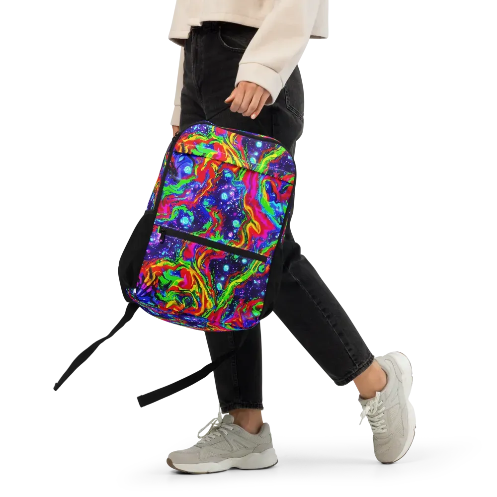 Ultraviolet Wildfire on Utility Backpack — Front