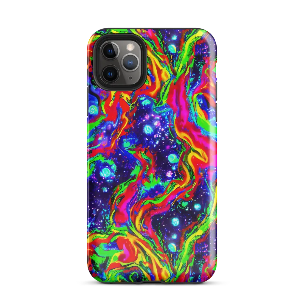 Ultraviolet Wildfire on Tough Case for iPhone® — Front