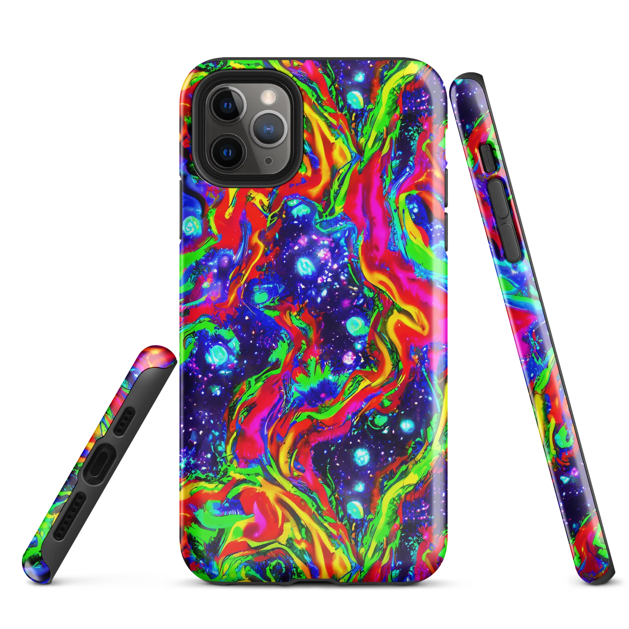 Ultraviolet Wildfire on Tough Case for iPhone® — Front