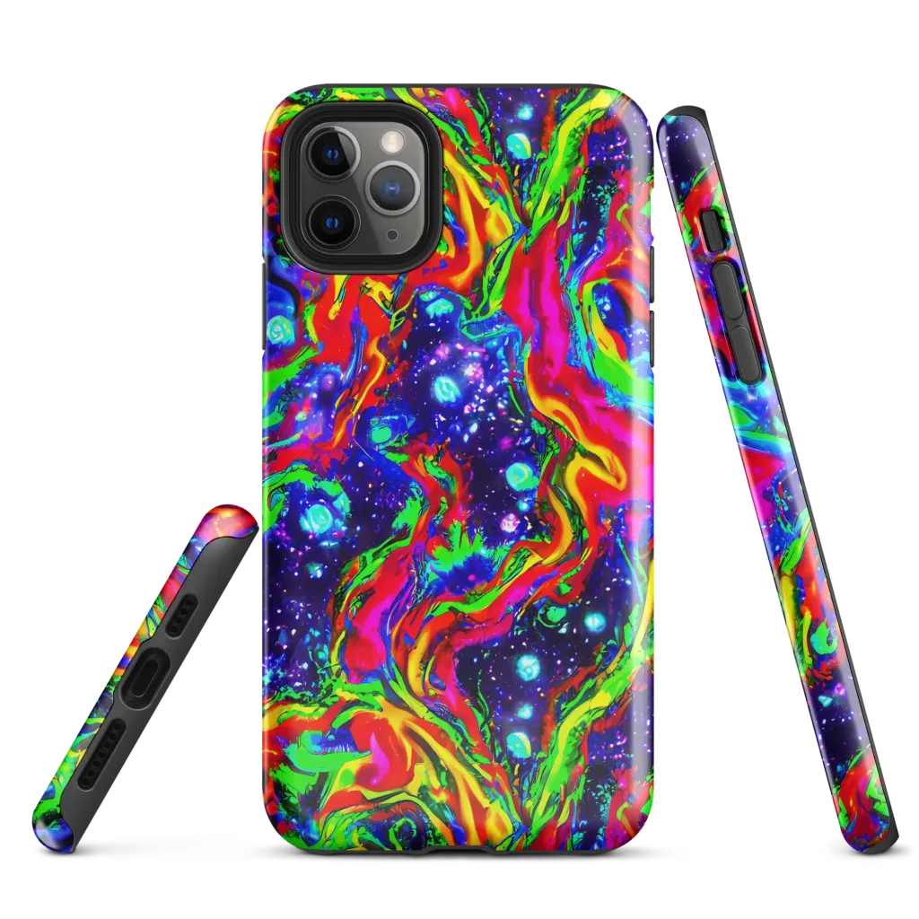 Ultraviolet Wildfire on Tough Case for iPhone® — Front