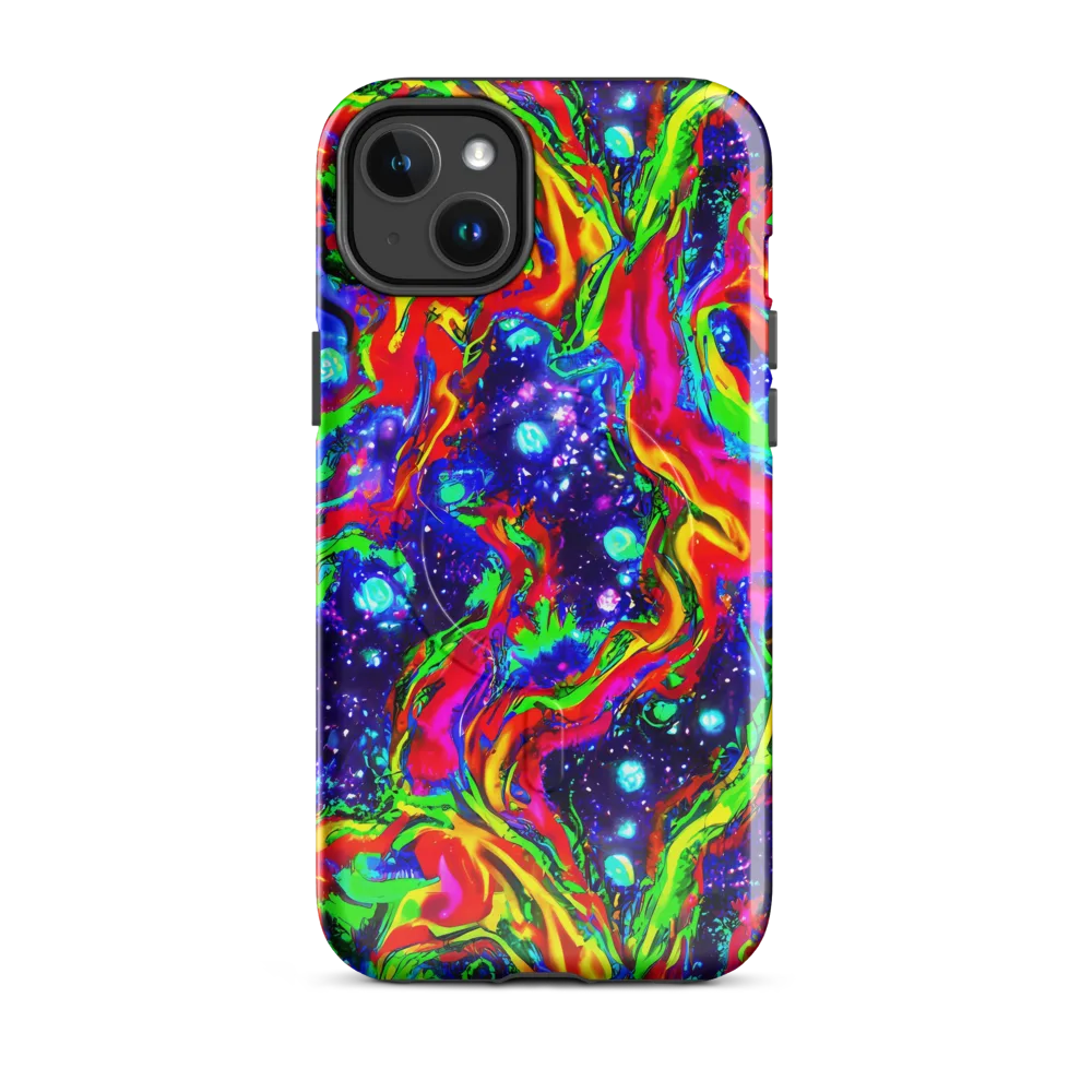 Ultraviolet Wildfire on MagSafe Tough Case for iPhone® — Front