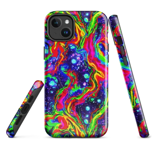 Ultraviolet Wildfire on a MagSafe Tough Case for iPhone®