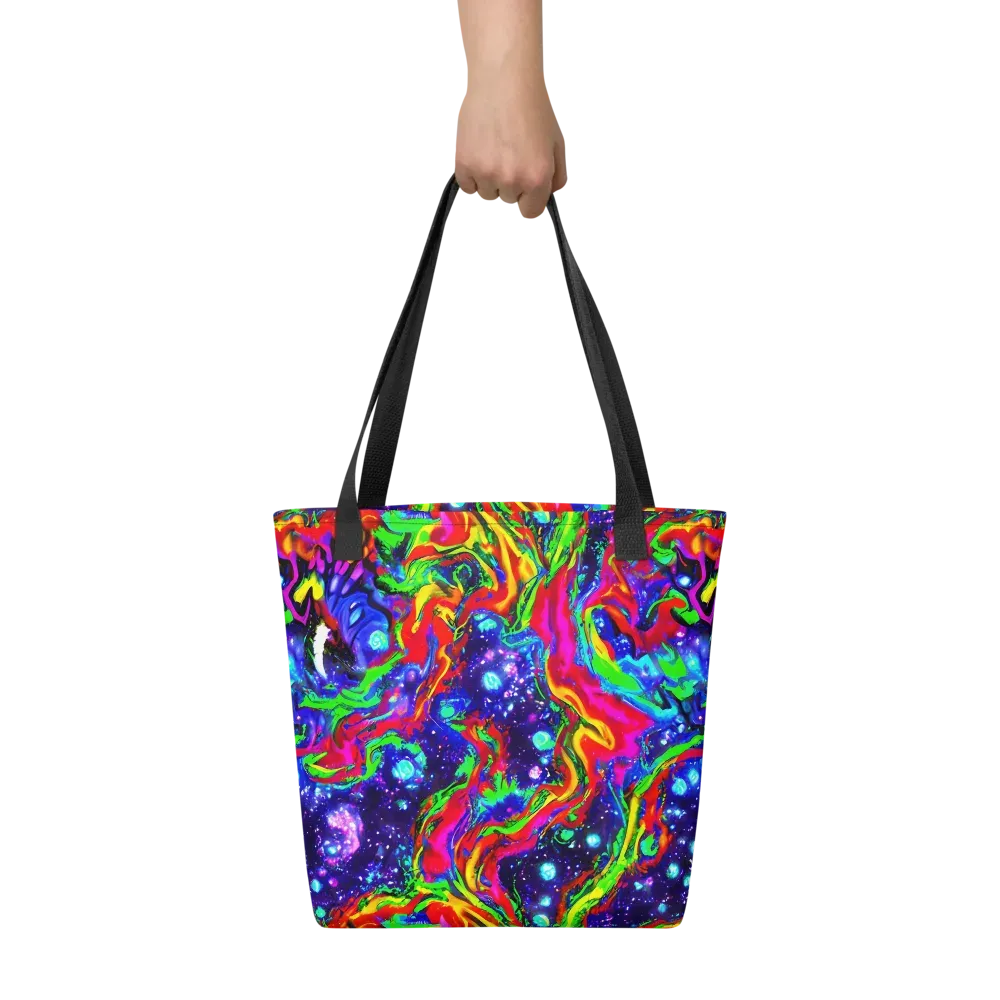 Ultraviolet Wildfire on Tote Bag — Front