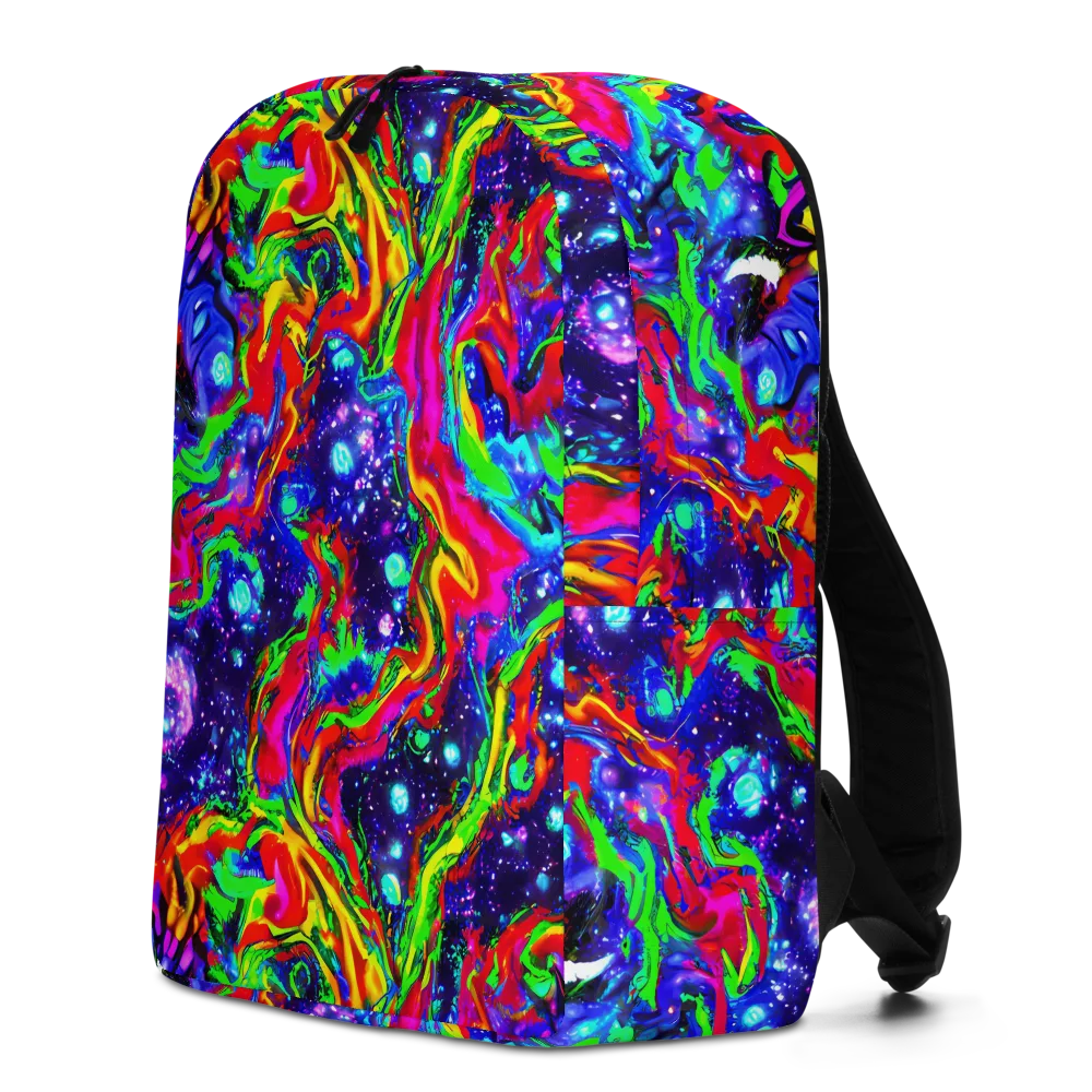 Ultraviolet Wildfire on Minimalist Backpack — Left