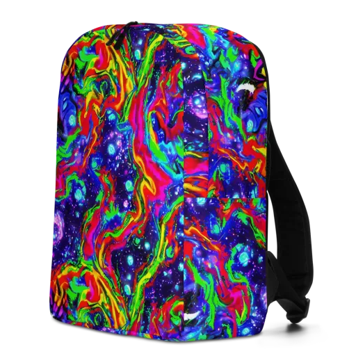 Ultraviolet Wildfire on a Minimalist Backpack