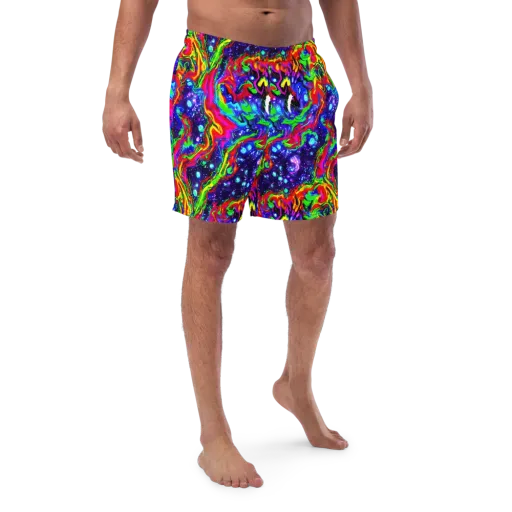 Ultraviolet Wildfire on a Swim Trunks