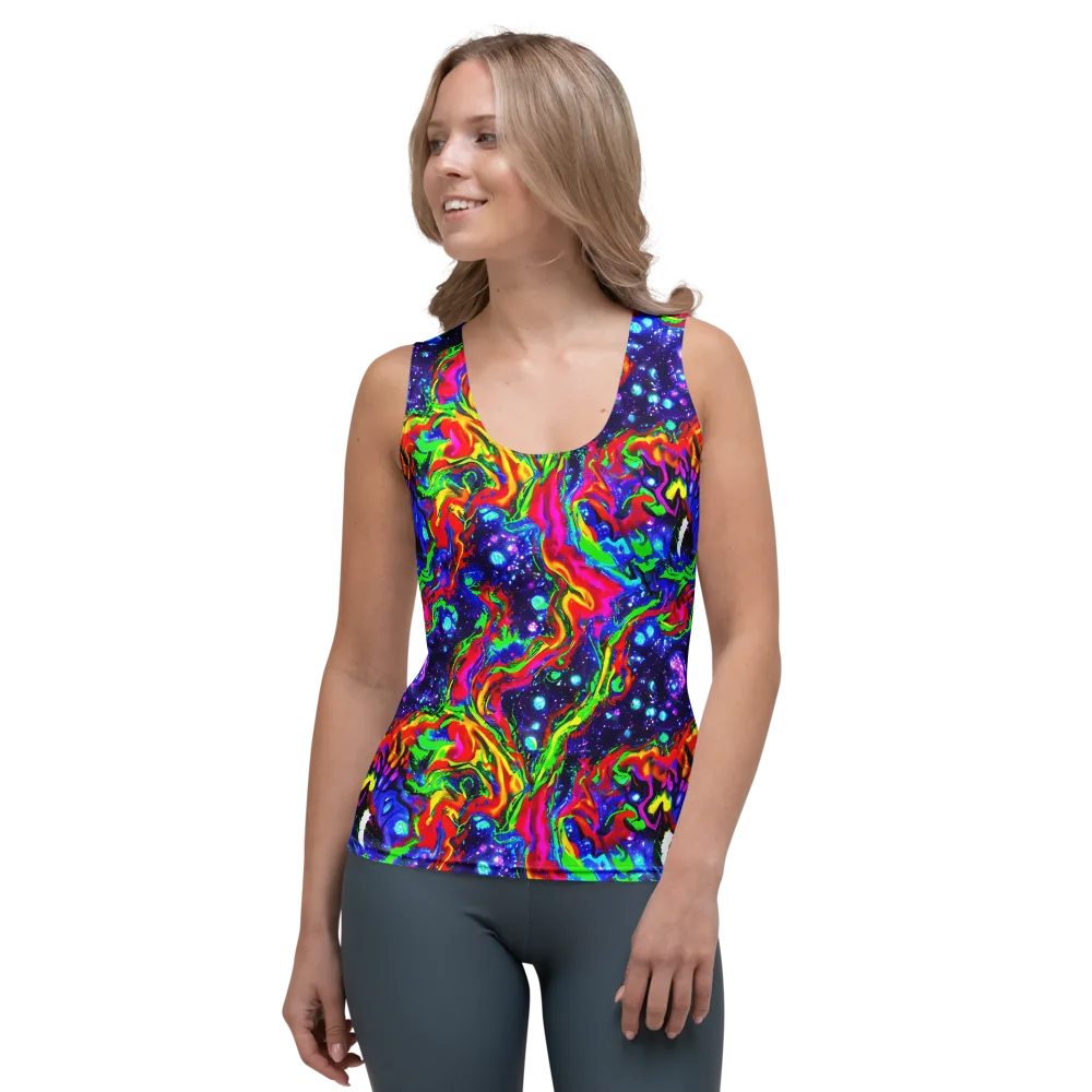 Ultraviolet Wildfire on Women's Tank Top — Front