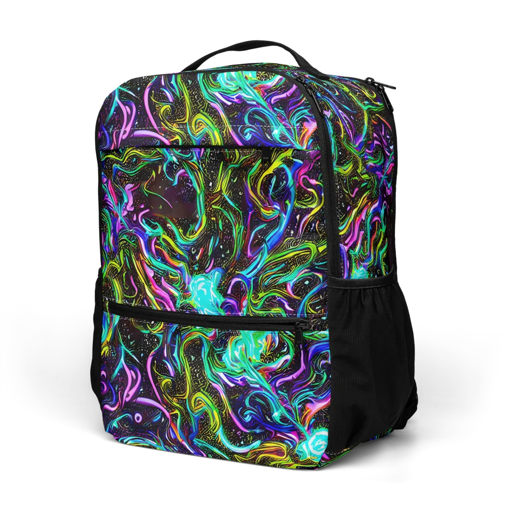 Aurora Static on Utility Backpack — Left Front