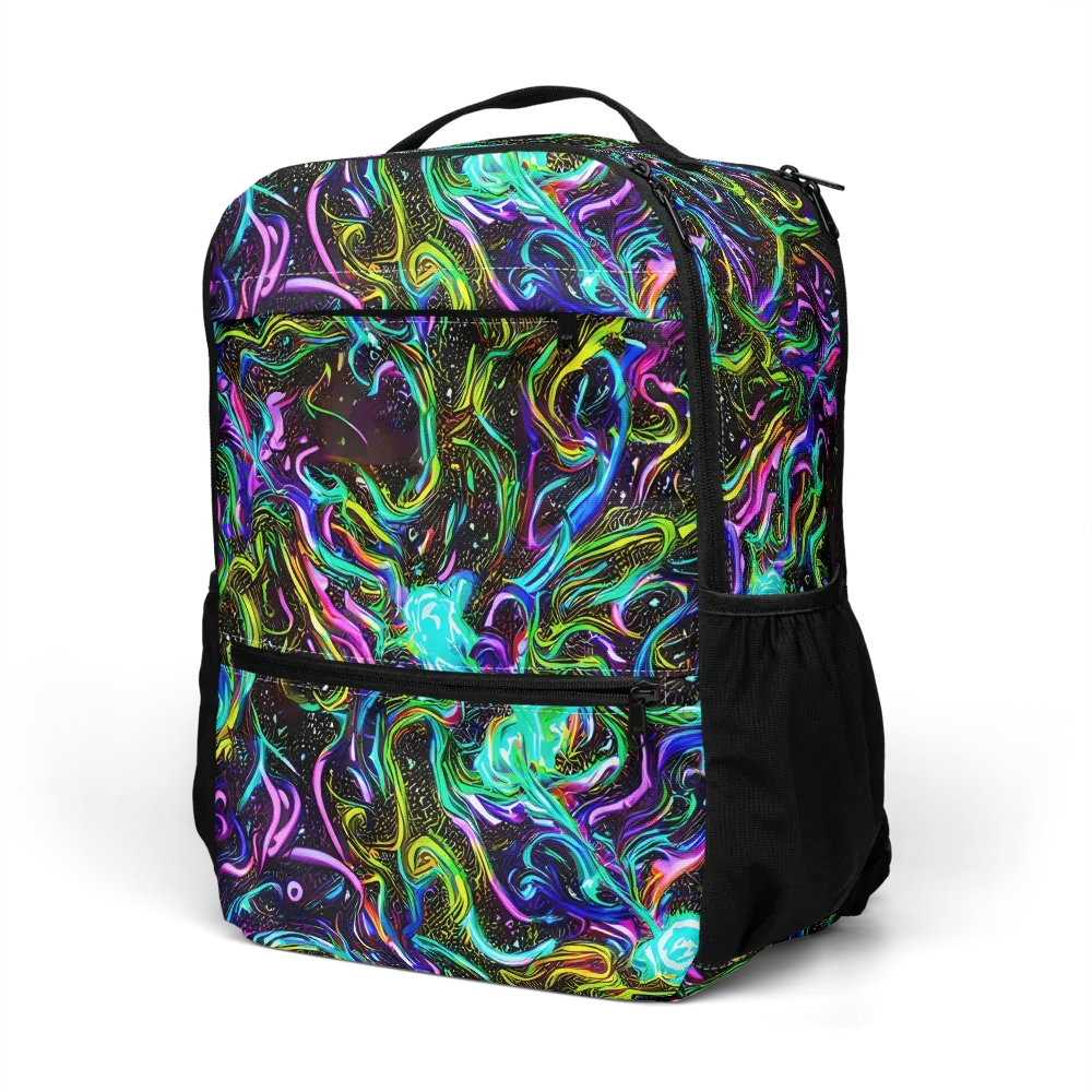 Aurora Static on Utility Backpack — Left Front