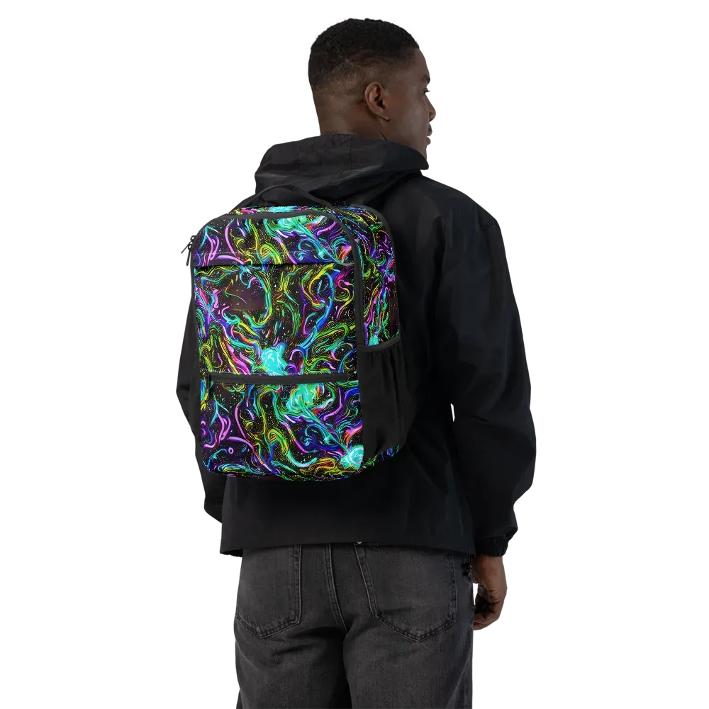 Aurora Static on Utility Backpack — Back