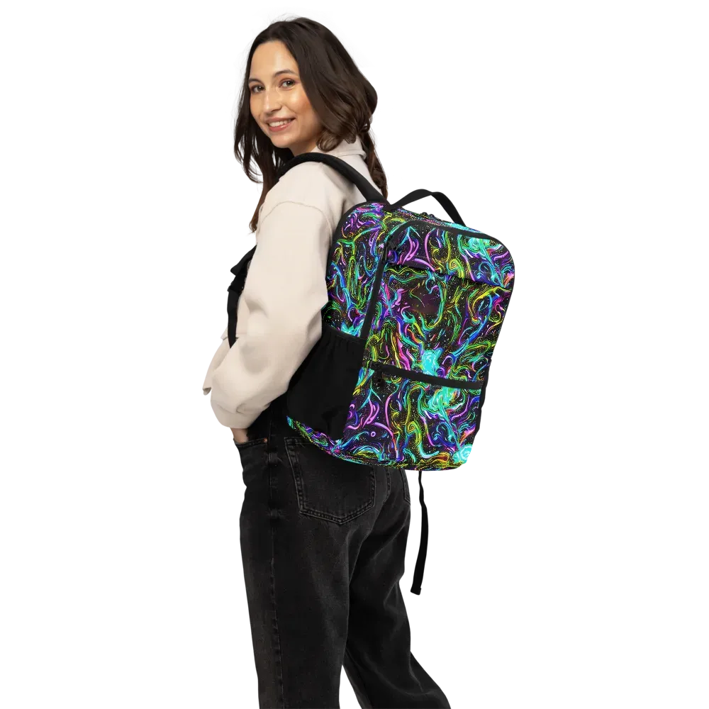 Aurora Static on Utility Backpack — Back