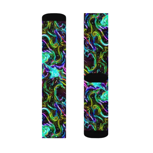 Aurora Static on a Socks