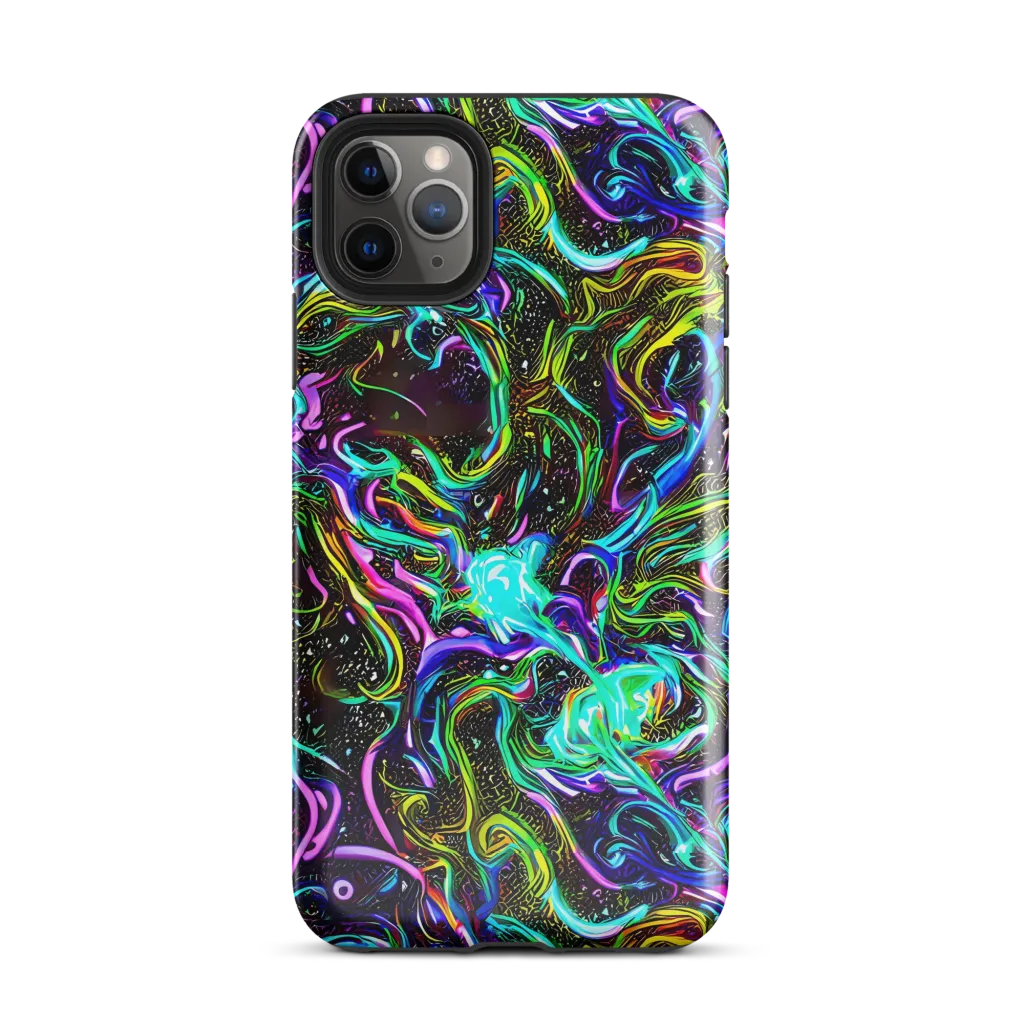 Aurora Static on Tough Case for iPhone® — Front