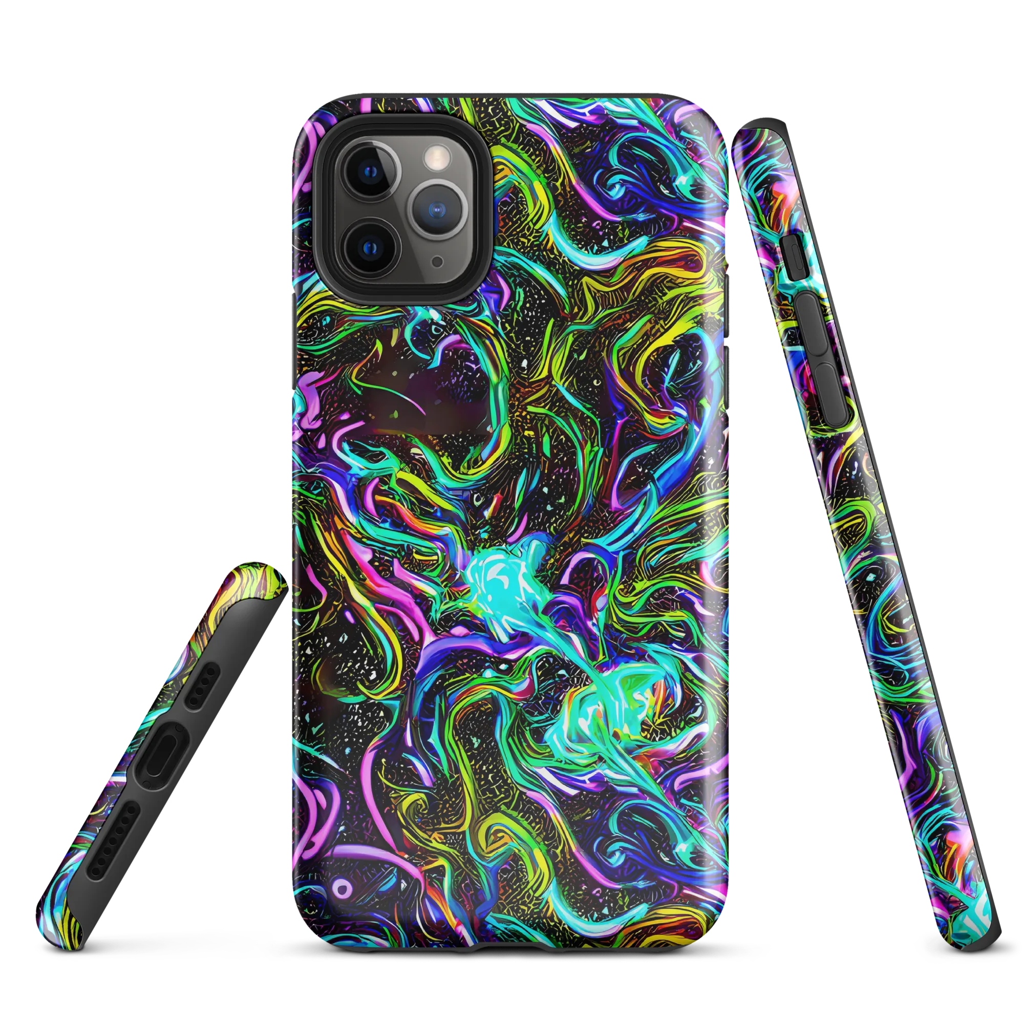 Aurora Static on Tough Case for iPhone® — Front