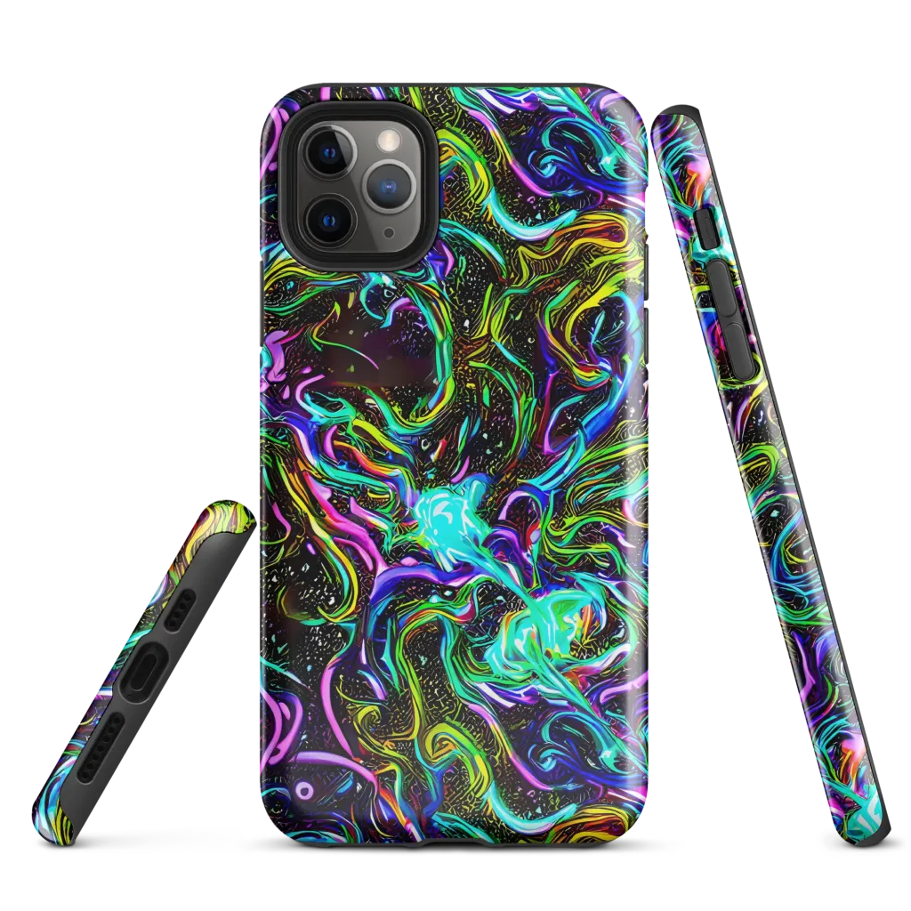 Aurora Static on Tough Case for iPhone® — Front