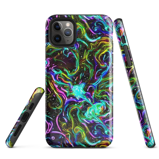 Aurora Static on a Tough Case for iPhone®